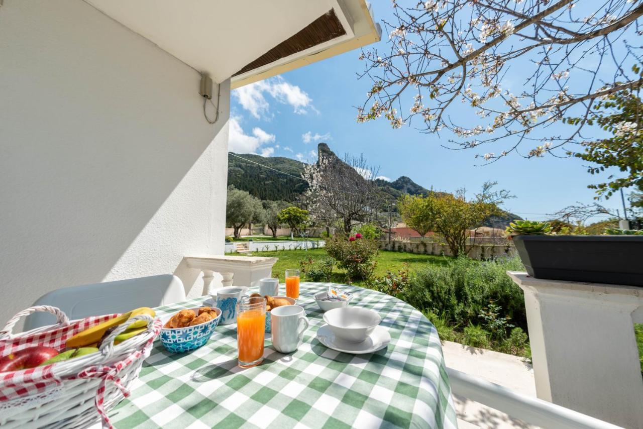 To Ktimataki Villa Agios Gordios  Bagian luar foto