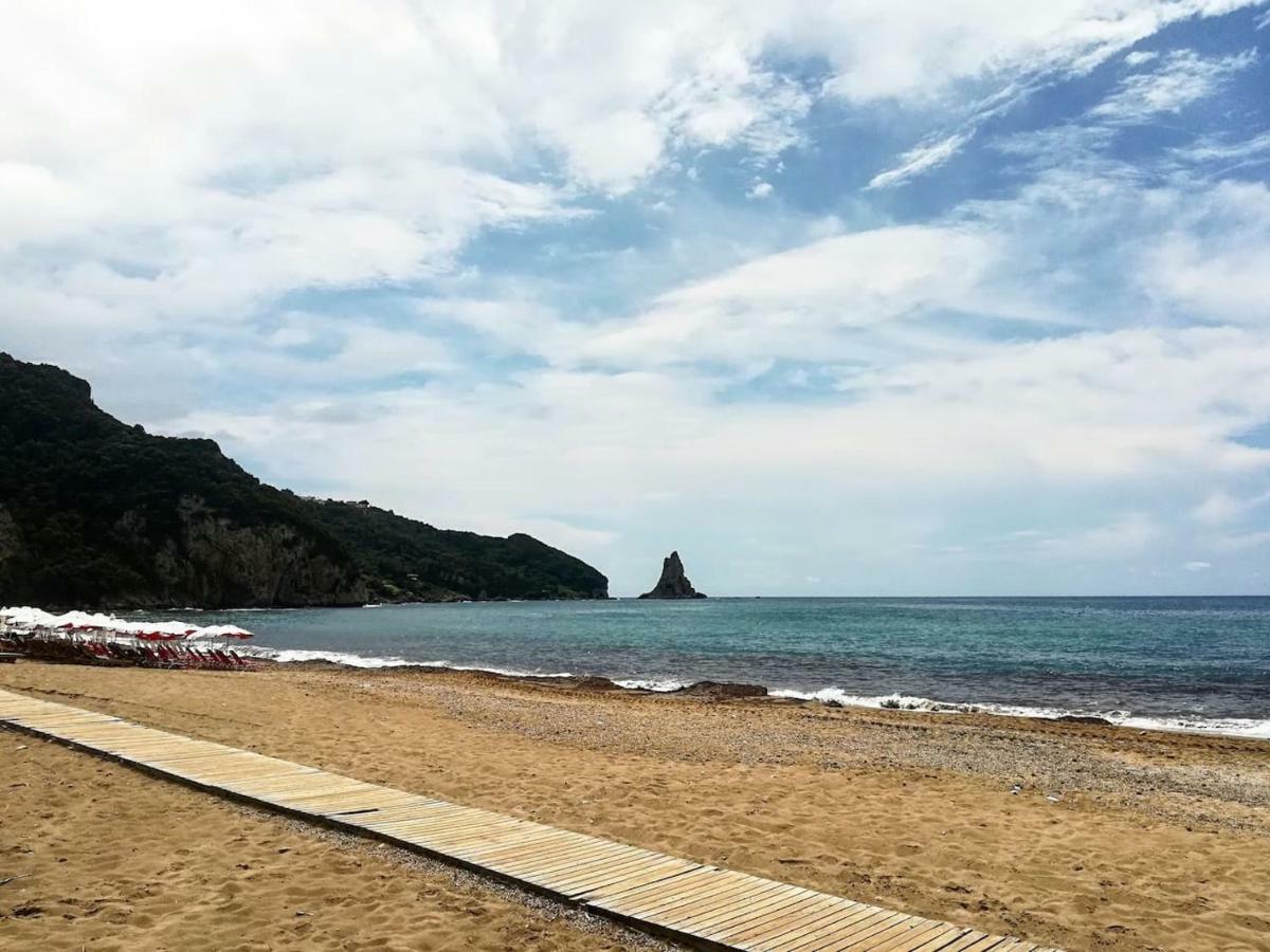 To Ktimataki Villa Agios Gordios  Bagian luar foto